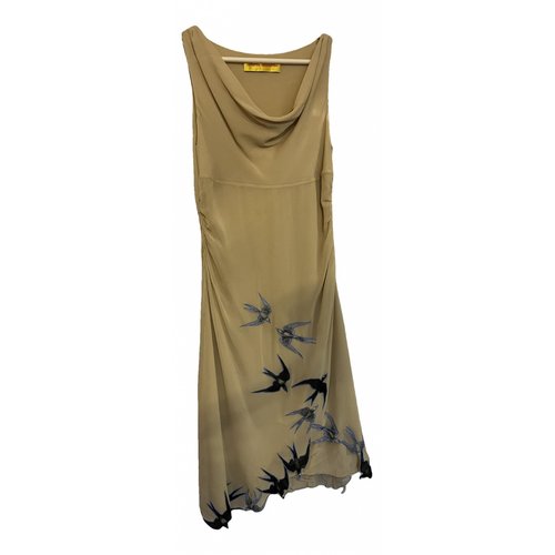 Pre-owned Catherine Malandrino Mid-length Dress In Beige