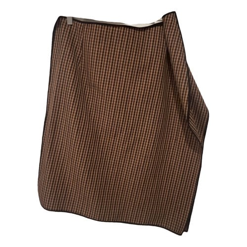Pre-owned Hache Mid-length Skirt In Brown