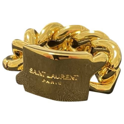 Pre-owned Saint Laurent Ring In Gold