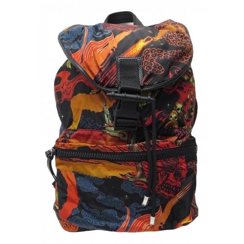 Pre-owned Givenchy Linen Backpack In Multicolour