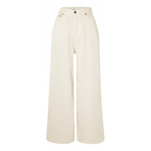 Pre-owned The Frankie Shop Large Jeans In White