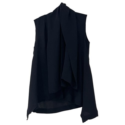 Pre-owned Marni Silk Tunic In Navy