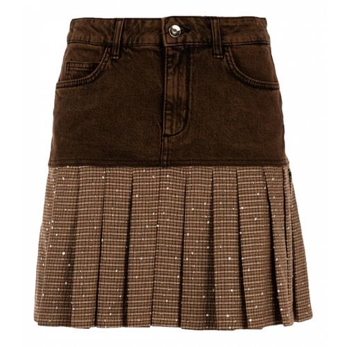 Pre-owned Liujo Skirt In Brown
