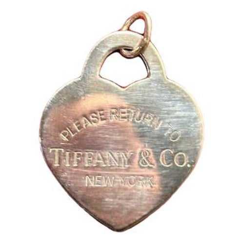 Pre-owned Tiffany & Co Return To Tiffany Silver Pendant