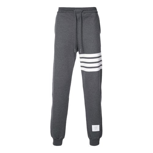 Pre-owned Thom Browne Trousers In Grey