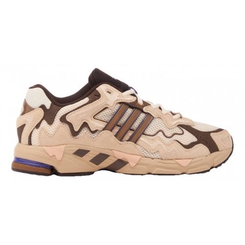 Pre-owned Adidas Originals Cloth Trainers In Beige
