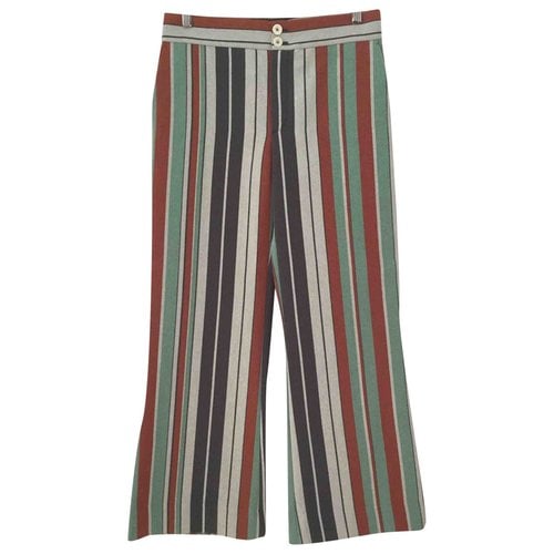 Pre-owned Chloé Large Pants In Multicolour
