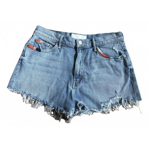 Pre-owned Mother Mshorts In Blue