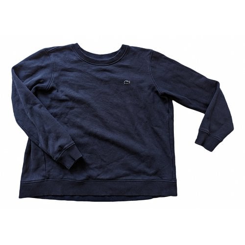 Pre-owned Lacoste Live Sweatshirt In Blue