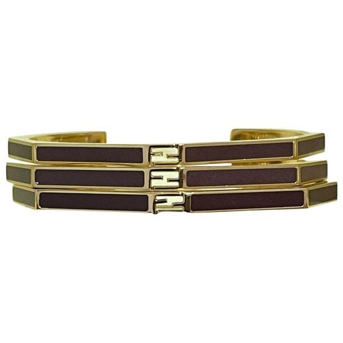 Pre-owned Fendi Bracelet In Gold