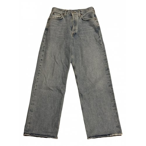 Pre-owned Agolde Large Jeans In Blue