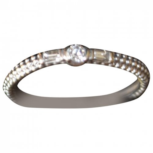 Pre-owned Mauboussin White Gold Ring In Silver