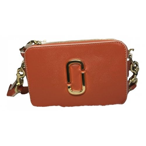 Pre-owned Marc Jacobs Leather Crossbody Bag In Orange