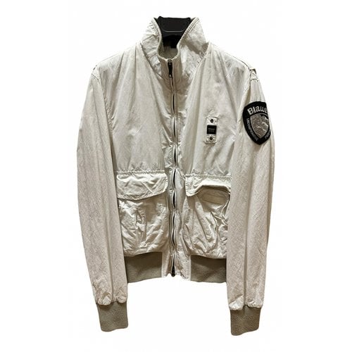 Pre-owned Blauer Coat In White