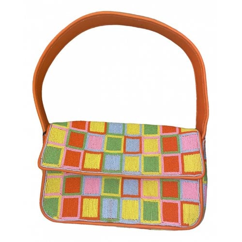 Pre-owned Staud Glitter Handbag In Multicolour