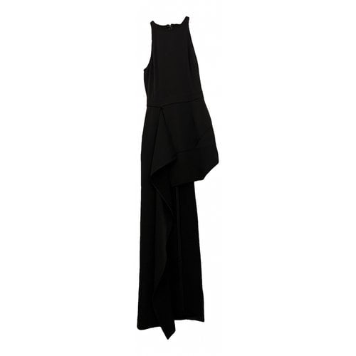 Pre-owned Aqaq Mini Dress In Black