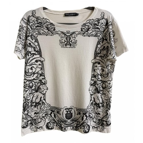 Pre-owned Dolce & Gabbana T-shirt In White