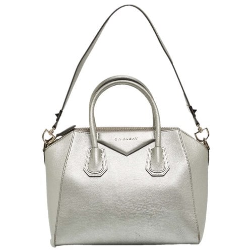 Pre-owned Givenchy Leather Satchel In Metallic