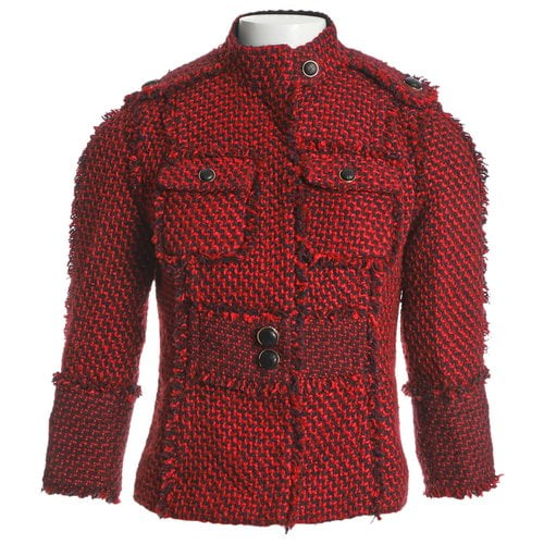 Pre-owned Tory Burch Jacket In Red
