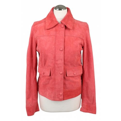 Pre-owned Oakwood Leather Jacket In Pink