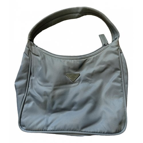 Pre-owned Prada Re-edition 2000 Cloth Handbag In Blue