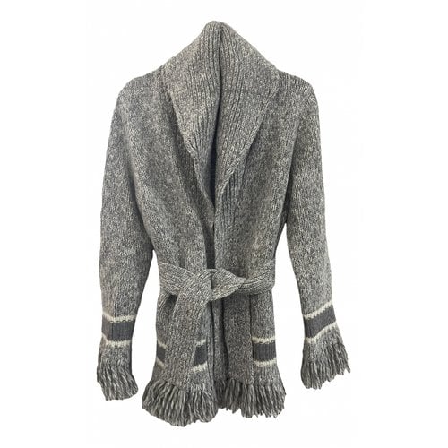 Pre-owned Dior Cashmere Cardigan In Grey