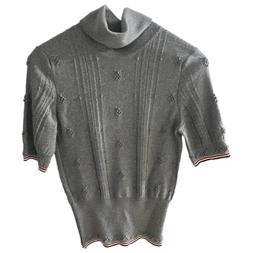 Pre-owned Thom Browne Wool Knitwear In Grey