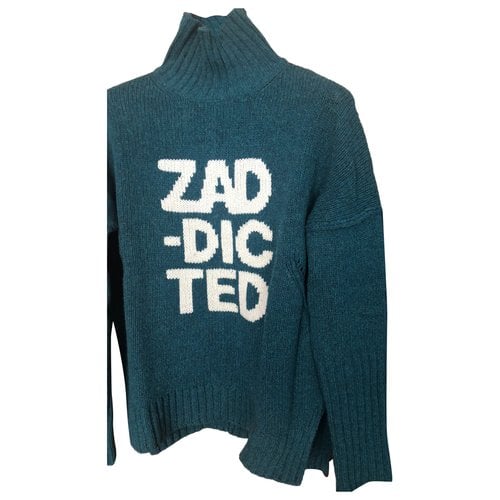 Pre-owned Zadig & Voltaire Wool Cardigan In Green