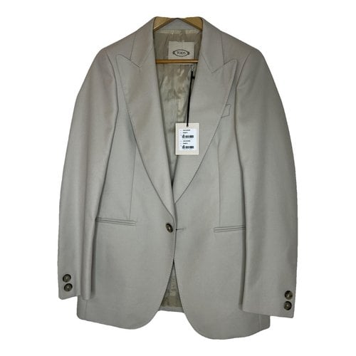 Pre-owned Tod's Suit Jacket In Beige