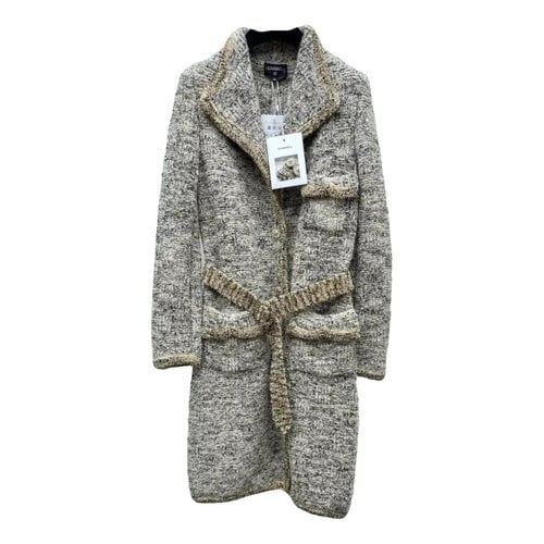 Pre-owned Chanel Cardi Coat In Camel