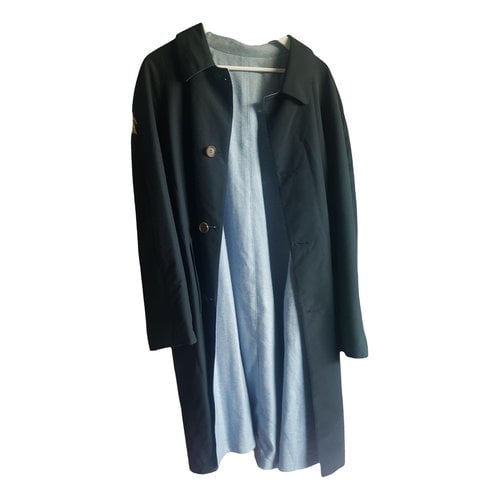Pre-owned Kiton Cashmere Parka In Navy