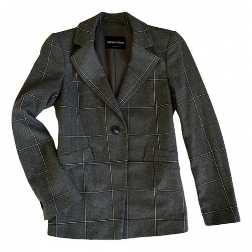 Pre-owned Emporio Armani Suit Jacket In Grey