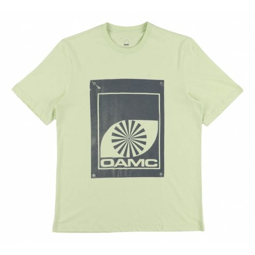 Pre-owned Oamc T-shirt In Green