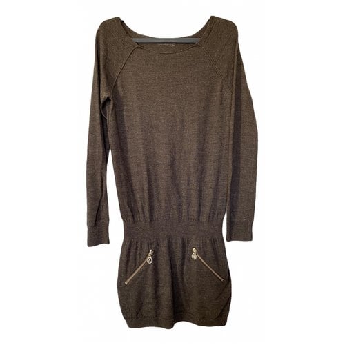 Pre-owned Zadig & Voltaire Wool Mid-length Dress In Brown