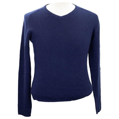 Pre-owned Zadig & Voltaire Cashmere Pull In Navy