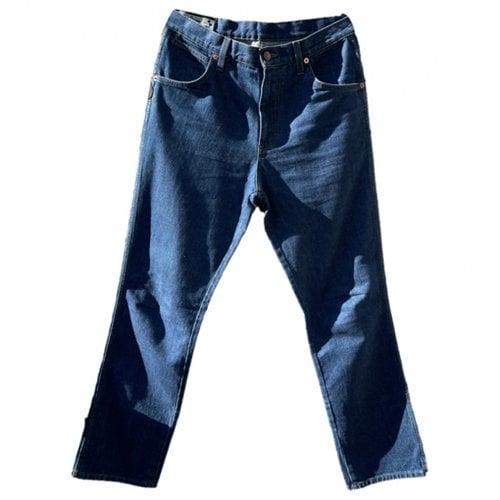 Pre-owned Disney X Gucci Straight Jeans In Blue