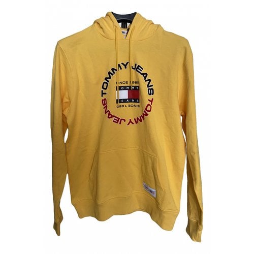 Pre-owned Tommy Hilfiger Sweatshirt In Yellow