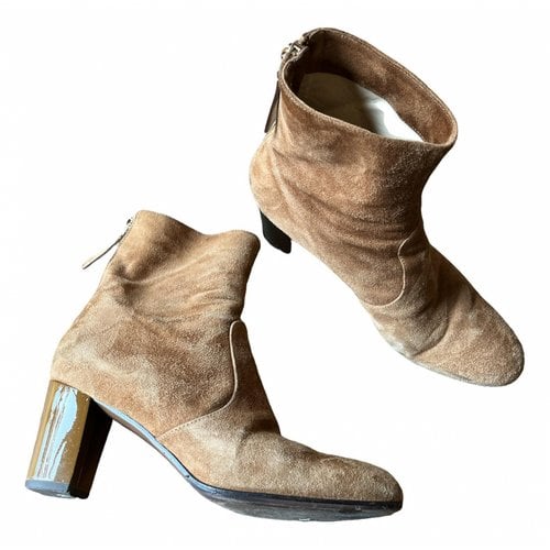 Pre-owned L'autre Chose Boots In Camel
