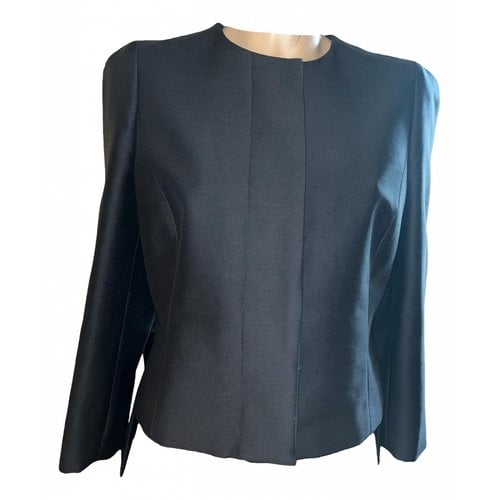 Pre-owned Stella Mccartney Wool Short Vest In Black
