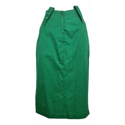 Pre-owned Claude Montana Skirt In Green