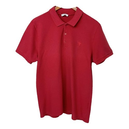 Pre-owned Versace Polo Shirt In Red