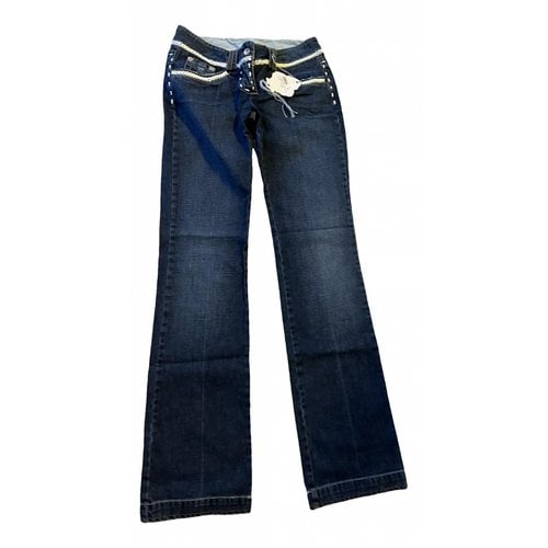 Pre-owned Femme By Michele Rossi Large Jeans In Blue