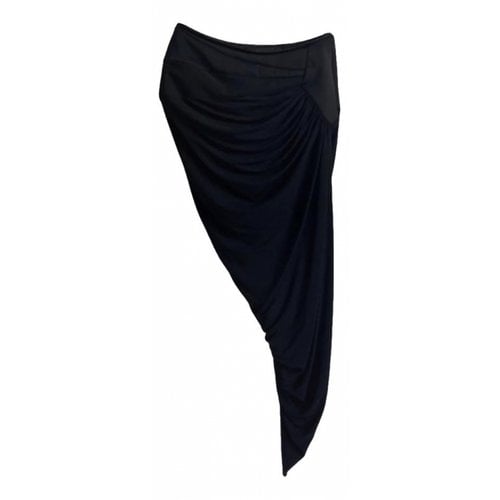 Pre-owned Alexandre Vauthier Mid-length Skirt In Black