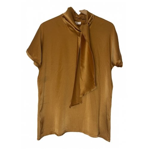Pre-owned Jucca Silk Shirt In Yellow