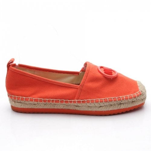 Pre-owned Michael Kors Cloth Flats In Orange