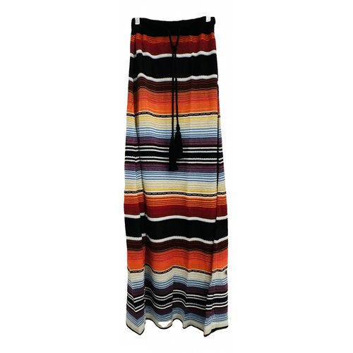 Pre-owned Laneus Maxi Skirt In Multicolour