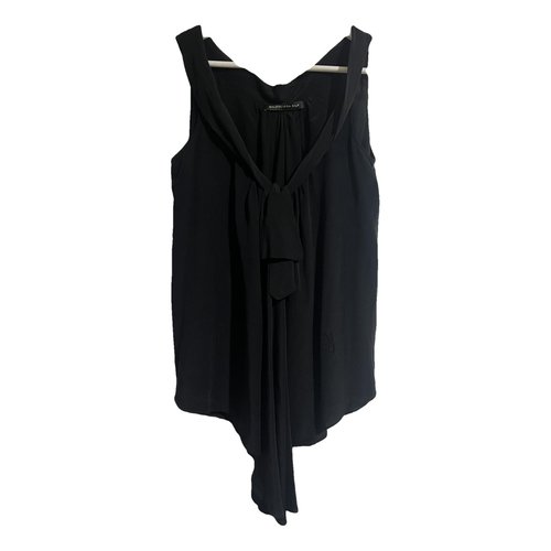 Pre-owned Balenciaga Silk Camisole In Black