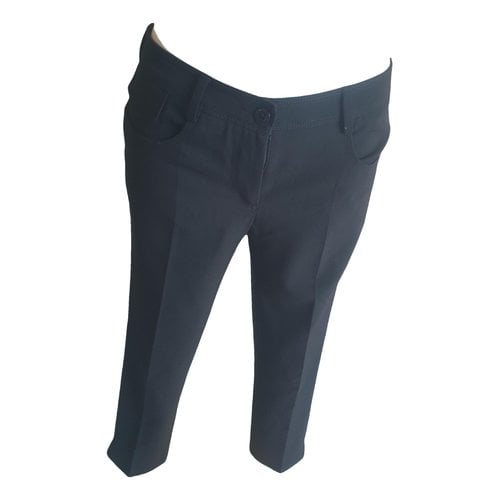 Pre-owned Moncler Carot Pants In Black
