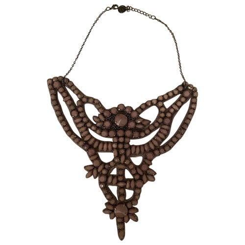 Pre-owned Hoss Intropia Necklace In Pink