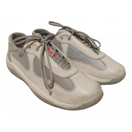 Pre-owned Prada Cloth Trainers In Other